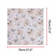 thumbnail image 3 of Bufandas de gasa para mujer - 27.6 X27.6 - Pañuelo cuadrado con estampado floral Pañuelo para el cuello Pañuelo para el cuello Púrpura pálido 70x70cm/27.6x27.6 inches(LxW), 3 of 5