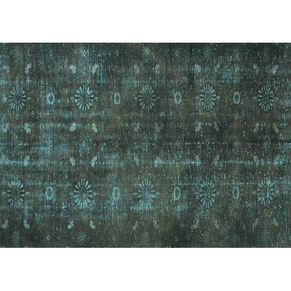 Ahgly Company Indoor Rectangle Persian Light Blue Traditional Area Rugs, 8' x 10'