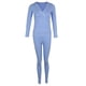 thumbnail image 2 of Conjunto de pantalones de maternidad modal de enfermería y leggings de embarazo Conjunto de ropa interior térmica Azul XL Yinane blusas de enfermería, 2 of 8