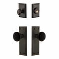 thumbnail image 5 of Grandeur 5th Avenue Plate Single Cylinder Knob Combo Pack with Coventry Knob and matching Deadbolt, 5 of 6