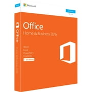 Microsoft Office Home & Business 2016 for Windows (1-User License / Product Key Code / Boxed)