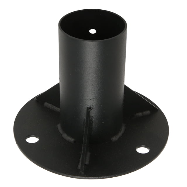 Brida de Piso Brida de Montaje de Acero para Poste de Valla de Eslabones de Cadena Soporte de Hormigón para Poste de Valla Resistente Brida de Base de 2 Pulgadas para Valla Anggrek Otros