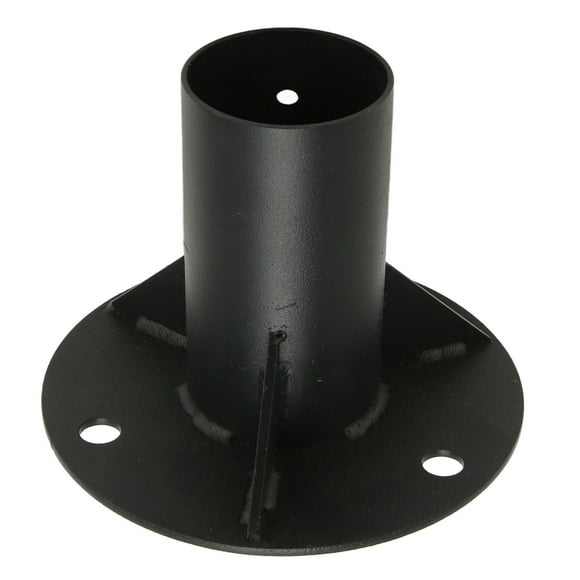 Chain Link Fence Pole Floor Flange, Heavy Duty Chain Link Fence Pole Floor Flange Base With Durable Steel Construction Easy To Install For Holding Metal Post