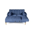 thumbnail image 4 of Sala Modular Reversible De Velvet Azul Modelo Xander, 4 of 11