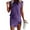 Dark Purple, variant on Women's 2025 Casual Summer Short Home Two-Piece Set of Pure Cotton Crewneck Sleeveless T-shirt Shorts Sportswear Sets (Dark Green,L)