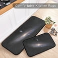 thumbnail image 5 of GZHJMY Starry Sky Anti Fatigue Kitchen Mat Set of 2 Non Slip Skid Washable Soft Absorbent Anti Kitchen Floor Mats for Kitchen Sink Laundry Room Bathroom (19"x27"+19"x47"), 5 of 7