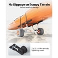thumbnail image 4 of KFFKFF Kayak Cart, 350 lbs Load Capacity, Kayak Trolley with 12-inch Inflatable PU Tires & 2 Straps, Assembles & Disassembles Within Seconds, Paddle Board Trolley, 4 of 9