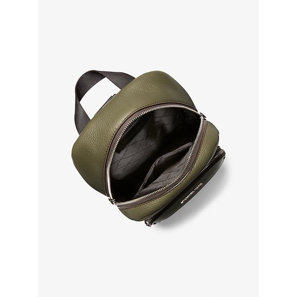 Michael Kors Outlet Cooper Pebbled Leather Sling Pack - Olive
