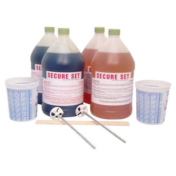 Secure Set - 20 Post Kit - Commercial Grade -4 Gallons. Fast, Secure & Safe Concrete Alternative for Easy Fence Post Installation.