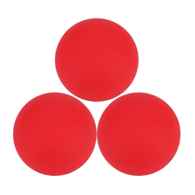Juego de pelotas de malabarismo para principiantes y profesionales, color rojo, 6,5 cm, 3 uds.