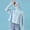 Blue, variant on Womens Sun Protection Clothing Ice Silk Uv Sun Block Cloak Breathable Thin Summer Coat Sunscreen Hooded Outwear