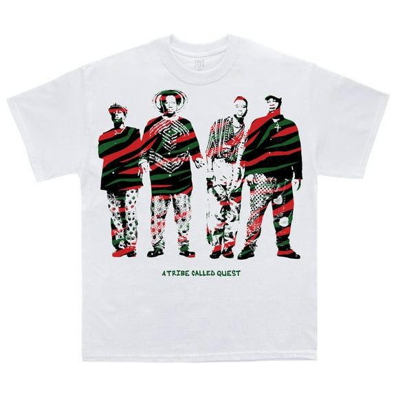 A Tribe Called Quest Men's Twirl Group Photo T-Shirt White Small | Officially Licensed Merchandise