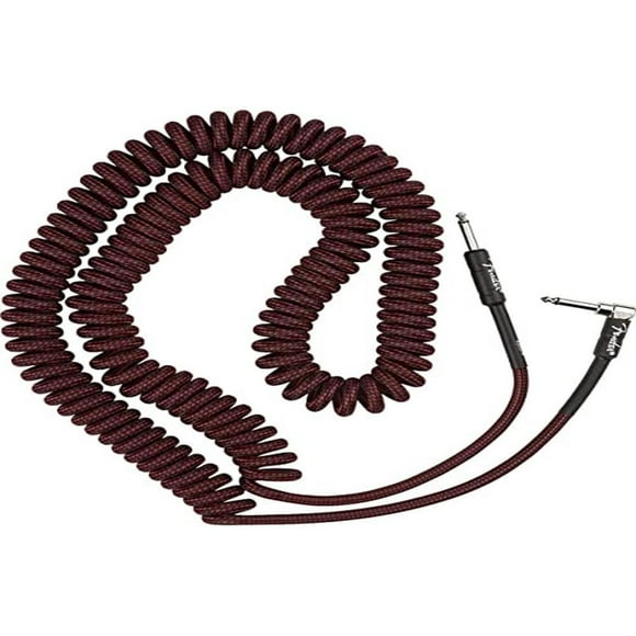 Cable de instrumentos Fender Professional Series Tweed enrollado de 30 pies