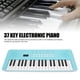 thumbnail image 3 of Teclado Electrónico De 37 Teclas, 200 Tonos, 200 Ritmos, 35 Demos, Piano Electrónico Compacto Y Portátil Con Micrófono Y Cable USB Para Principiantes Y Jugadores Experimentados, 3 of 7