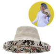 thumbnail image 2 of Outdoor Sun Hat Reversible Wide Brim Sun Protection Cap Fishing Hat for Girls, 2 of 10