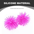 thumbnail image 3 of VERDANVERSE 2Ud Coral Y Erizo De Mar De Silicona Para Decorar Peceras Con Base Cerámica Morada, 3 of 6