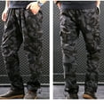 thumbnail image 4 of Tbopshirt Pants for Men,Men's Cargo Pants Slim Multi Pocket Straight Trousers Outdoor Sports Overalls Pants Sweatpants for Men, 4 of 4