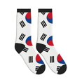thumbnail image 4 of Men's Korean Flag Novelty Athletic Socks Women's Digital Printing Funky Patterned Crew Socks, 4 of 7
