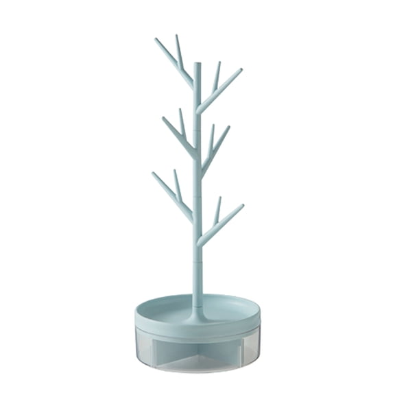 MERILER Jewelry Organizer Stand with Adjustable, Rotatable Tree Tower Rack for Earrings, Necklaces, and More