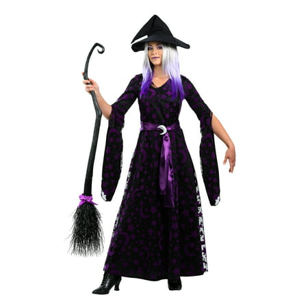 Purple Moon Witch Costume for Women