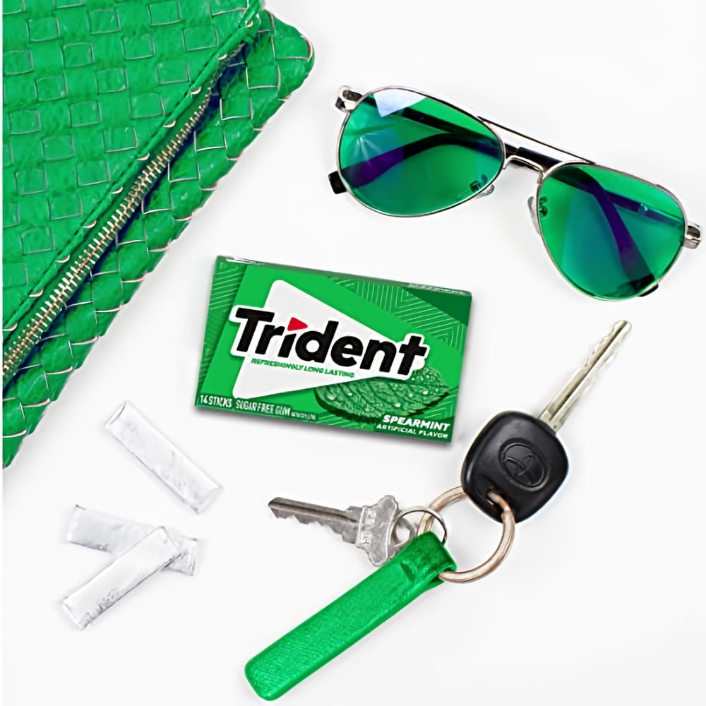 Trident Spearmint Gum (Pack of 10)