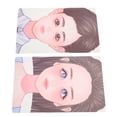 thumbnail image 2 of 2Pcs Dresser Practice Face Plastic Makeup Practice Board Face Painting Board Face Painting Tool, 2 of 8