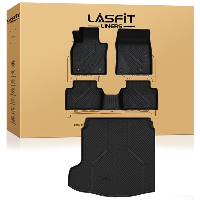 Alfombrillas y forro de carga para Mazda 3 LASFIT, aptas para todo tipo de clima