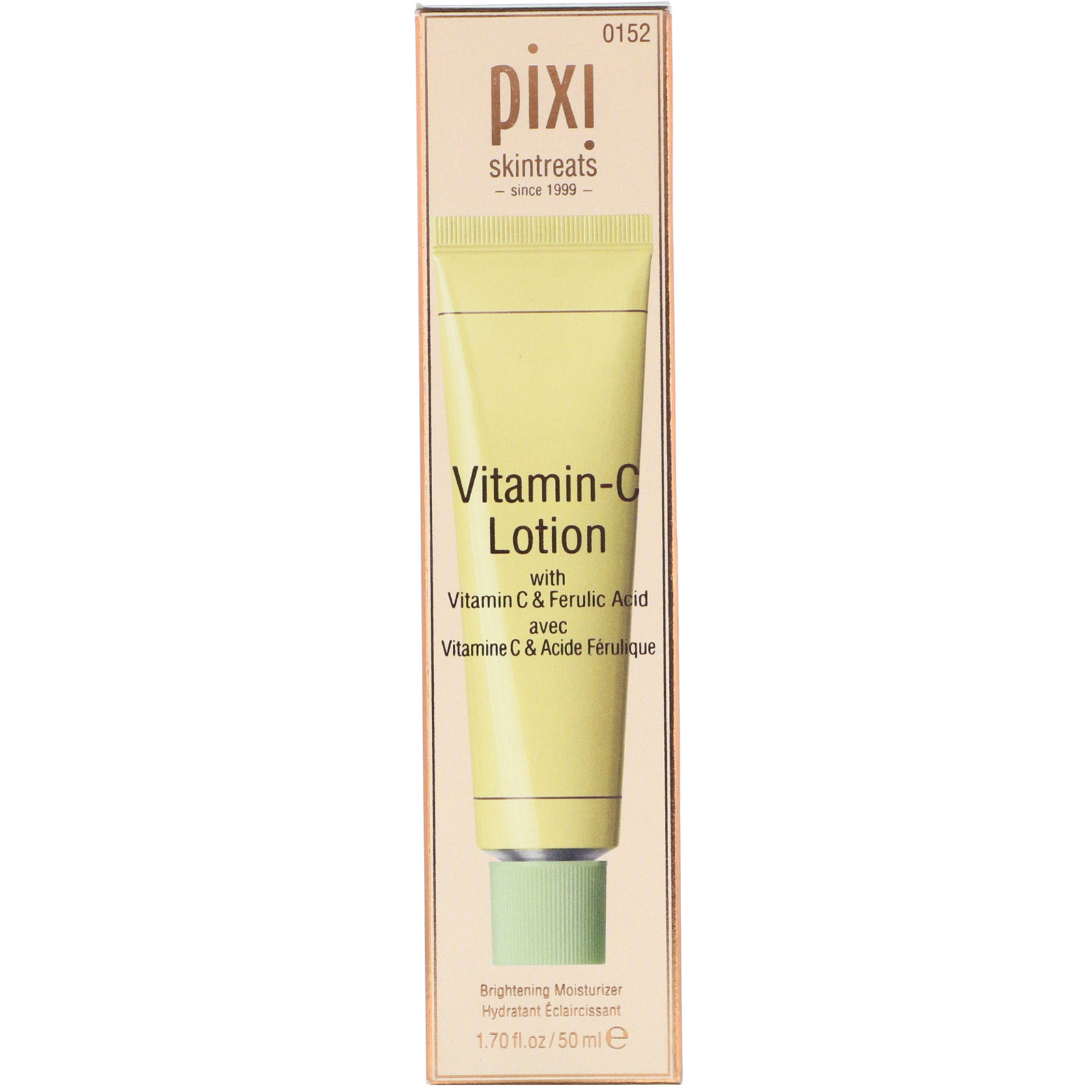 Pixi Beauty Skintreats VitaminC Lotion Brightening Moisturizer 1 7 fl oz 50 ml
