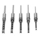 thumbnail image 4 of Broca cuadrada para carpintería, 5 piezas Broca cuadrada para carpintería Broca cuadrada Broca avellanadora cuadrada para carpintería Materiales de la mejor calidad, 4 of 9