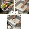 thumbnail image 2 of Collapsible Dish Basin, Camping Sink Bowl Portable Collapsible Wash Basin/kitchen Sink Ideal For Camping, Caravans, Hy, 2 of 4