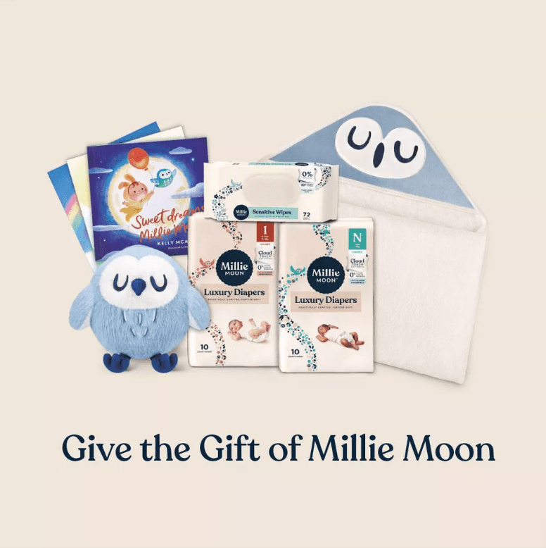 Millie Moon Luxury Disposable Diapers Gift Set - 20pk