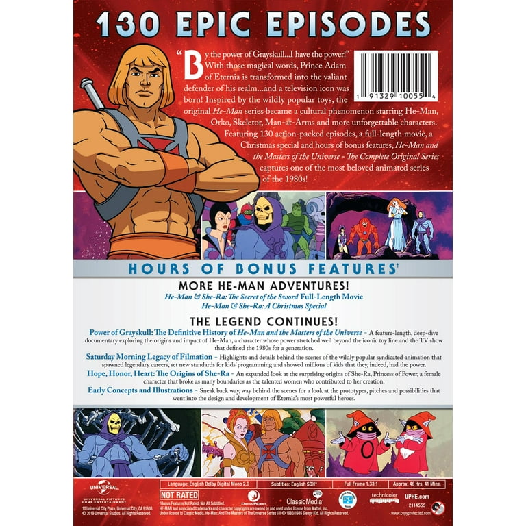 (未使用･未開封品)He-Man and the Masters of the Universe: The Complete Original Series [DVD] He-Man and the Masters of the Universe: The Complete Series