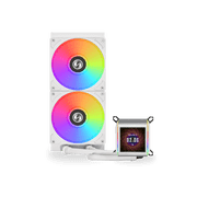 LIAN LI Galahad II LCD 280 White Liquid Cooler - GA2ALCD28W
