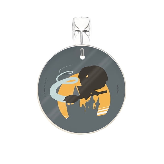 Harry Potter (Silhouette on Broom) StarFire Prints™ Glass Art SPCIR1019