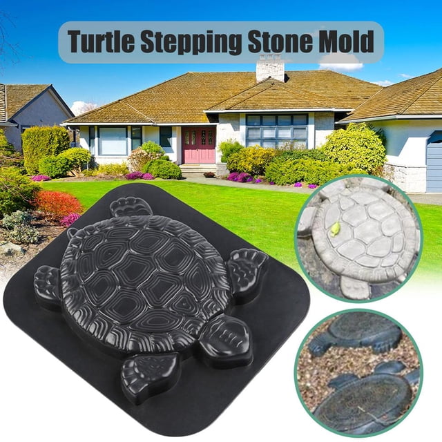 Path Maker Mould, SimulationStepping Stone for , Durable ABS Plastic, Easy to Sell Concrete Turtles