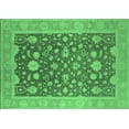 thumbnail image 1 of Ahgly Company Indoor Rectangle Oriental Emerald Green Industrial Area Rugs, 2' x 5', 1 of 4