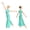 Light Green, variant on Girls Dance Bodysuit Figure Ice Skating Jumpsuit Sparkly Gymnastics Leotard for Stage Performance White 8