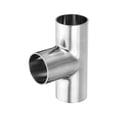 thumbnail image 4 of T Joint Duct Splitter, 1.5 Inch 3 Way Duct Welding Connector T Shape Metal Exhaust Pipe Splitter Fitting Round, 4 of 6
