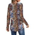 thumbnail image 5 of Fantaslook Pleated Blouses for Women Dressy Casual Long Sleeve Shirts Fall Tunic Tops, 5 of 9