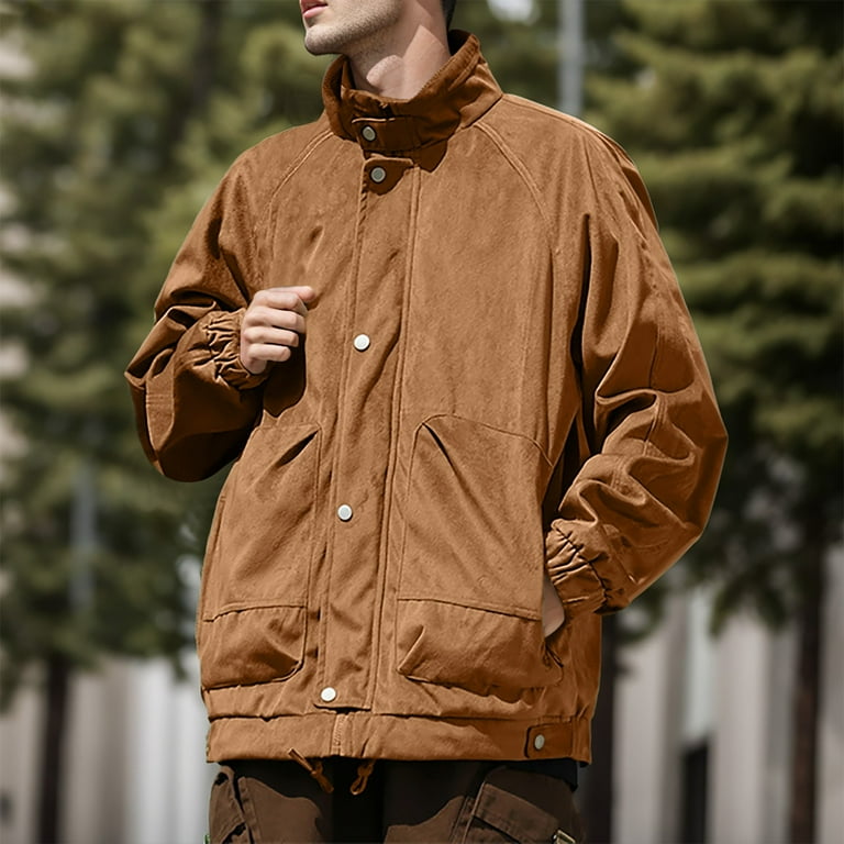 Corduroy hooded jacket men's best sale