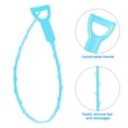 thumbnail image 4 of Drain Clog Remover Tool 0.9m Stainless Steel Clog Remover & 3pcs PP Clog Remover Blue, 4 of 6
