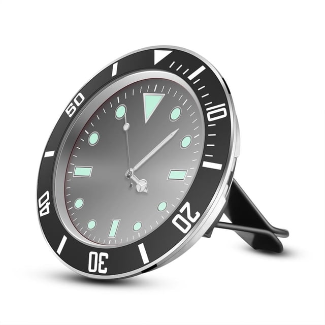 Kenally Reloj de cuarzo para automóvil, reloj de decoración para coche, adornos para Interior de vehículo con Clip de salida de aire acondicionado Automoción decorativa y accesorios No.2 Kenally VI008985-02