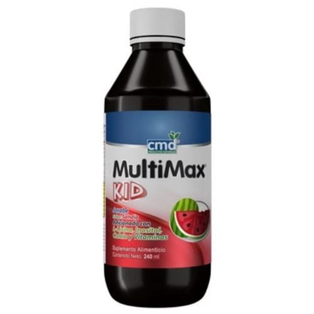 Multimax Kid Multivitamínico Sabor Sandía Jarabe 240 ml Multimax Energía