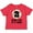 Red, variant on Inktastic 2nd Birthday Baseball 2 Year Old Boy Boys or Girls Toddler T-Shirt