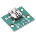thumbnail image 2 of Placa Adaptadora USB DIP 10 Uds Mini A 5P Para PCB De 2,54mm DIY, 2 of 7