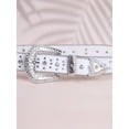 thumbnail image 4 of ESTRAPVIA Rhinestone Belt for Men & Women, Western Cowboy Cowgirl Belt with Bling Cross Design for Jeans, 4 of 5