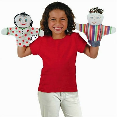 Color-Me Hand Puppets, Pack of 12