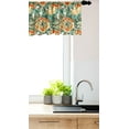thumbnail image 3 of Ambesonne Floral Window Valance, Nature Passiflora Artwork, 54" X 18", Teal Pale Yellow Orange, 3 of 3