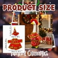 thumbnail image 6 of Novryn Goose Christmas Outfit Set For Lawn Goose, 15 x 13 Inch Polyester Cover With A Printed Festive Pattern And A Slip On Fit, Porch Lawn Garden Or Front Yard Display Use, 6 of 9