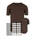 thumbnail image 3 of ShirtBANC Hipster Hip Hop Long Drop Cut Mens Shirt Curved Hem Solid Tshirts, 3 of 7
